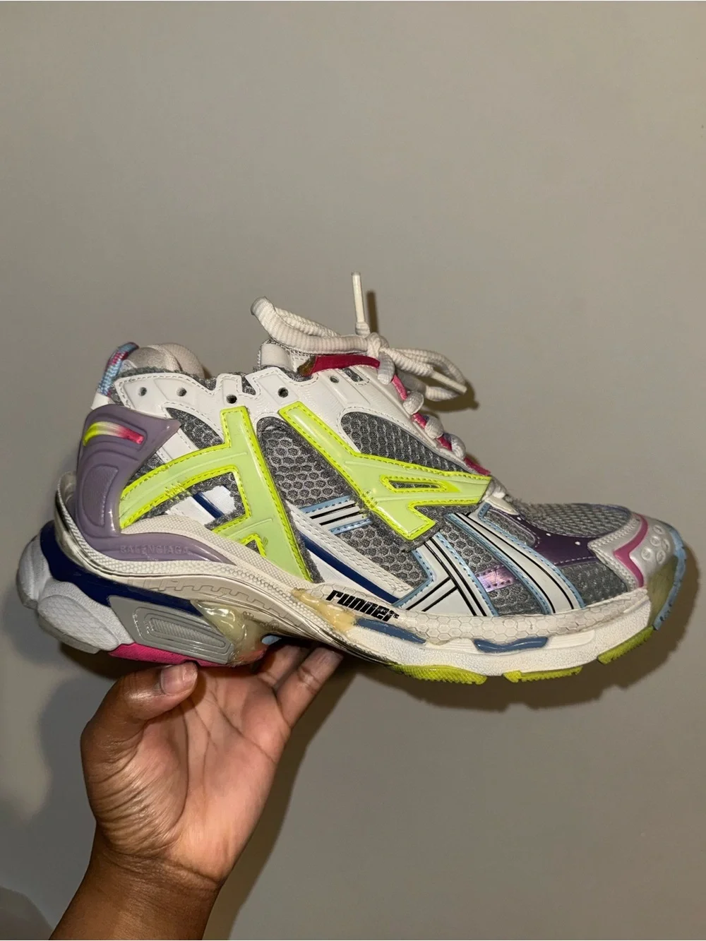 Balenciaga Mesh Panelled Sneakers